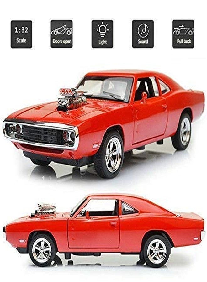 Sky Tech® Fast & Furious 7 Model Car Sports Car 1:32 Exclusive Alloy Metal Pull Back Die-cast Diecast Metal Pullback Toy with Openable Doors & Light Music Toys for Kids【Colors as Per Stock】 - Image 3